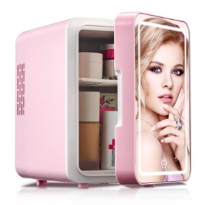 yabano small refrigerator-km-16-pink