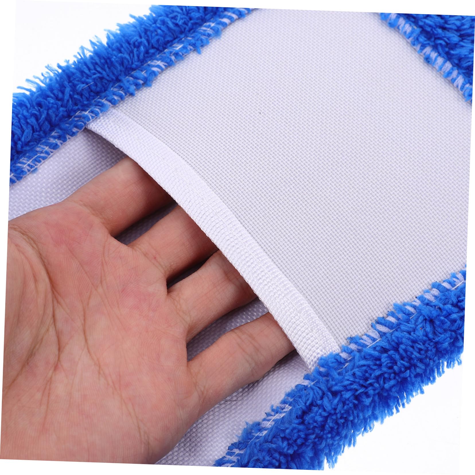 Ipetboom 1set Mop Replacement Cloth Coral Fleece Pad Replacement Commercial Cleaning Refills Coral Fleece Mop Refill Wet Mop Refill Pads Mop Filling Pad Cleaning Mop Coral Fleece 4pcs