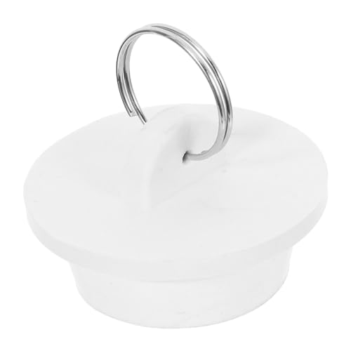 IWOWHERO Kitchen Water Plug Shower Faucet Cover Bath Tub Drain Stoppers Pool Plug Caps Sink Stopper Drain Plug Drain Cover Tub Stopper Bathtub Drain Stopper Sink Bathtub Plug Rubber White