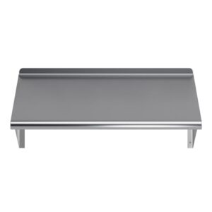 AmGood 16 in. x 30 in. Stainless Steel Wall Shelf | NSF Certified | Appliance & Equipment Metal Shelving | Kitchen, Restaurant, Garage, Laundry, Utility Room