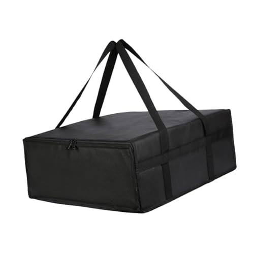 MagiDeal Pizza Carrier Pizza Insulated Bag Professional for Deliveries Grocery Tote Food Delivery Bag for Commercial Outdoor Catering, 50x50x15CM