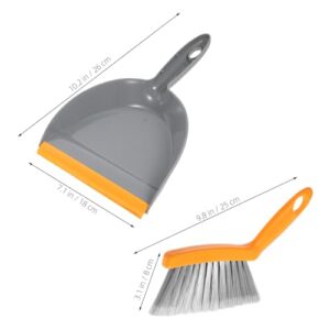 BCOATH 1 Set Broom Dustpan Set Car Interior Cleaning Brush Car Gaps Brush Mini Cleanning Whisk Broom Small Countertop Broom Small Cleaning Brush Handheld Broom Car Detailing Brush Pp