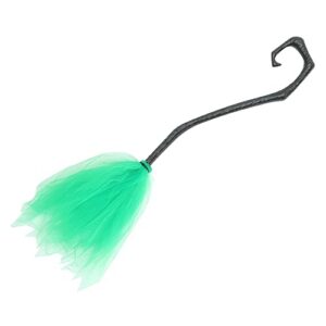 honmeet witches flying broomstick plastic halloween broom decoration mesh detachable witch broom witch cosplay broom