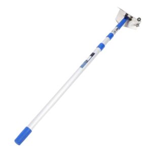 drywall tools skimming blade with 2 meter telescopic pole, wall corner drywall scraper, stainless steel construction tools bearing plaster finishing tool