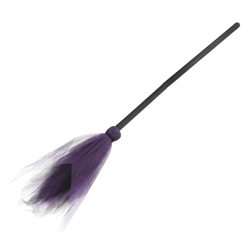 Hohopeti Halloween Broom Toy Moving Broom Halloween Witches Broom Halloween Witch Decor Fall Decoration Witches Broom Halloween Decor Halloween Witch Broomstick Beixender Cauldron Mesh