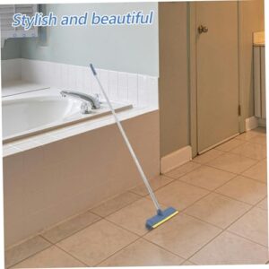 OKUMEYR Floor Cleaning Brush Outdoor Push Broom Scrubbing Floor Brush Floor Broom Push Broom Brush Shower Scrubber Push Sweeper Broom Deck Brushes for Scrubbing Heavy Duty Tile Broom Pp