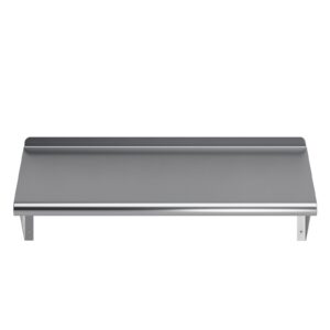 AmGood 12 in. x 30 in. Stainless Steel Wall Shelf | NSF Certified | Appliance & Equipment Metal Shelving | Kitchen, Restaurant, Garage, Laundry, Utility Room