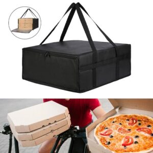 DimyFew Pizza Carrier Pizza Insulated Bag Lightweight,Food Warmer,Pizza Warmer Bag for Outdoor Commercial Camping Picnic Shopping, 50x50x15CM