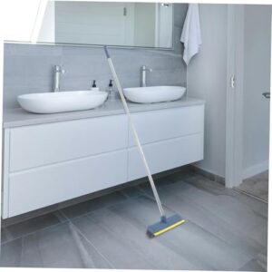 OKUMEYR Floor Cleaning Brush Outdoor Push Broom Scrubbing Floor Brush Floor Broom Push Broom Brush Shower Scrubber Push Sweeper Broom Deck Brushes for Scrubbing Heavy Duty Tile Broom Pp