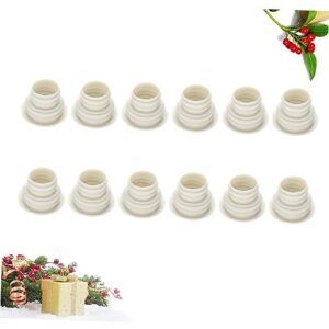 NULYLU 12pcs Kitchen Accessories Sink Hose Sink Plug Sewer Pipe Sealing Plug Hose Plug Bathtub Stopper for Bathroom Washing Machine Strainer Cover Waste Sealing Ring White