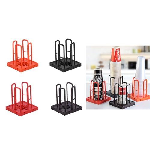 Argzm Multi Purpose Cup Storage Shelves Practical Glass Holder Efficient Cup Display Rack for Coffee Shops and Cafes