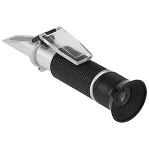 Professional Salinometer Refractometer, Food Salinity Tester Meter, 0 28% Accurate Measurement, with Automatic Temperature Compensation, Clear Calibration for Easy Reading, Non