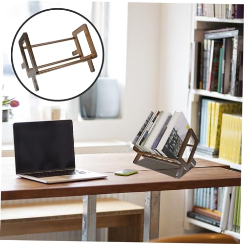 WHAMVOX Book Storage Rack Book Shelves Book Stand Magazine Holder Bookshelf for Storage Shelves Magazine Rack Bookshelf Rack Book Storage Bookshelf Standing Bookshelf for Books