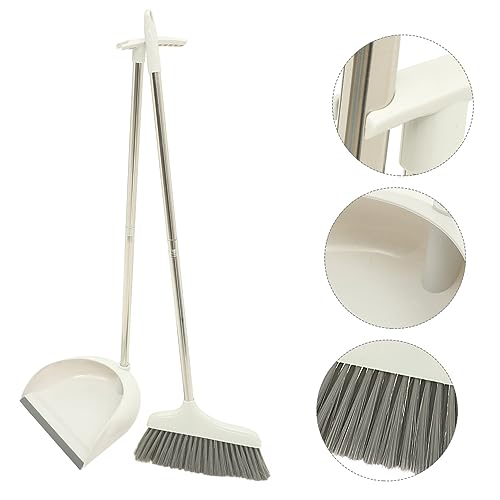 Gogogmee 1 Set Office Broom Broom for Home Plastic Heavy Duty Broom The Pet Supple Broom Metal