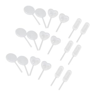 garvalon 150pcs 4 ml dropper for cake strawberry pipettes cupcake injection dropper for dessert mini pipettes for strawberries liquid dropper straws cake ice cream dropper white