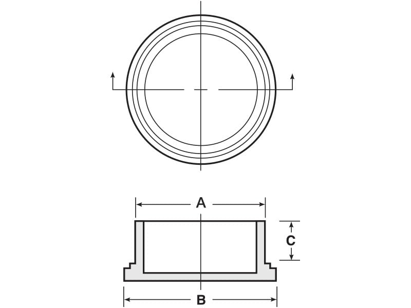 Caplugs CEP-25 CEP Series – Plastic Conductive Plug for Threaded Non-Threaded Connectors, 5 Pack, Black EVA, Nominal Thread Size 1-9/16"-18 Mechanical, Electrical Shields, Low Resistance