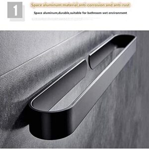 Towel Racks, Towel Rack Simple Bathroom Kitchen Home Space Aluminum Single Bar Wall Mounted Towel Rack Bathroom/D/60Cm