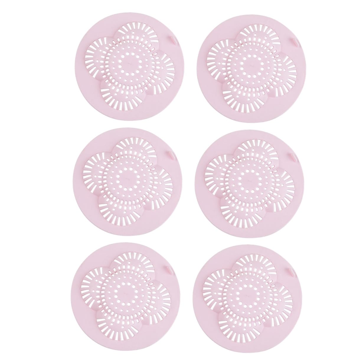 WOONEKY 6pcs Toilet Sink Cover Filter Stainless Soap Dispenser for Kitchen Sink Garbage Disposer Sink Strainers Strainer for Sink Bathtub Stopper Kitchen+Sink Toilet Float Blush Pink