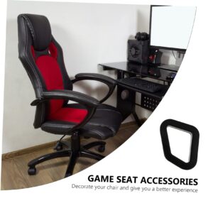 HONMEET 4pcs Chair Buckle Office Decore Domestic Chair Accessories Electronic Accessories Game Chair Gamer Chair Decorative Fittings for Mountings Office Revolving Chair Plastic Black