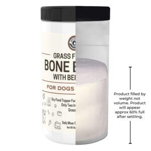 Bone Broth for Dogs and Cats with Beef Liver – Human Grade Grass Fed Beef Bone Broth Powder for Dogs – Dog Food Toppers for Picky Eaters - Supports Joints & Gut Health – Freeze Dried Liver - 8oz