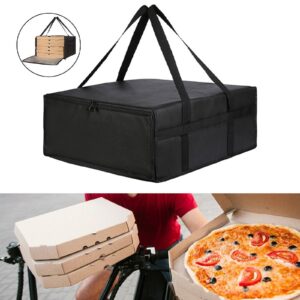 Yajuyi Insulated Delivery Bag Pizza Carrier Grocery Tote Pizza Warmer Bag for Catering, 40x40x15CM