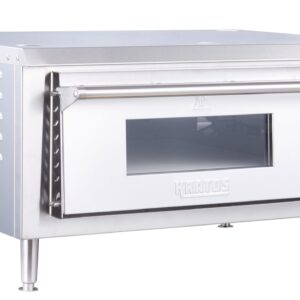 Kratos Commercial Oven, Single-Deck Countertop Electric Pizza/Bakery Oven, Stainless Steel, Cooks 18" Diameter Pizzas, 120V, 1700W (29M-062)