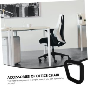 HONMEET 4pcs Chair Buckle Office Decore Domestic Chair Accessories Electronic Accessories Game Chair Gamer Chair Decorative Fittings for Mountings Office Revolving Chair Plastic Black