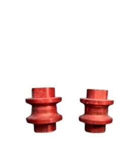 holiday red, aluminum barrel bushings compatible for benchmade mini/full size bugout 2pc made in usa