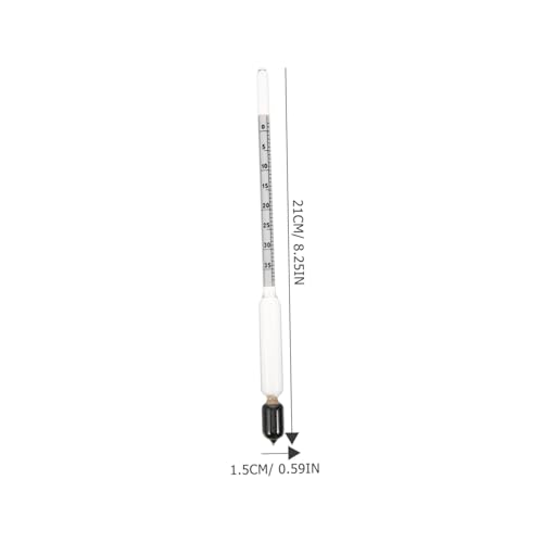 CHILDWEET Hydrometer Mud Making Supplies Petroleum Meter Liquid Measuring Device Liquid Tester for Liquid Measuring Tools Liquidometer Liquid Meter Measure Tool Distilling Supplies Glass