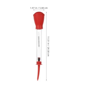 Hohopeti Glass Electro-Hydraulic Hydrometer Electro-Hydraulic Hydrometer Glass Car Electrolytic Densitometer Red Glass Electrolytic Hydrometer