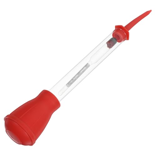 Hohopeti Glass Electro-Hydraulic Hydrometer Electro-Hydraulic Hydrometer Glass Car Electrolytic Densitometer Red Glass Electrolytic Hydrometer