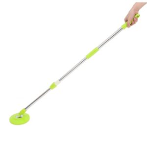 Didiseaon Rotating Mop Rod Mop Handles Mop Head for Rotary Mop Bucket Mop Head Replacement Holder Domestic Straight Mop Rods Commercial Cleaning Mop Handle Detachable Mop Pole Green Plastic