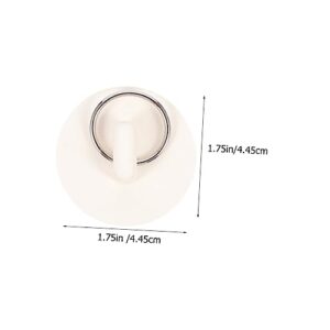 CAXUSD 8pcs Bathtub Drain Stoppers Drain Stopper Bathroom Tub Bathtub Plug Drain Stopper Tub Stopper Bathtub Drain Bathtub Stopper Plug Drain Cover Bathroom Tub Sink Plug Rubber White