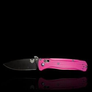 Hot Pink, Diamond, Billet Aluminum, Full Size Bugout, Scales, Gift for dad, Everyday Carry Knife Scales