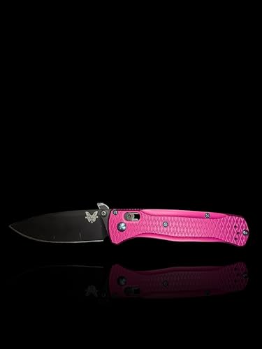 Hot Pink, Diamond, Billet Aluminum, Full Size Bugout, Scales, Gift for dad, Everyday Carry Knife Scales