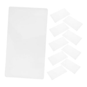 gleavi 10pcs board drawing board for 3d printing pen 3d pen stencils 3d pen drawing mat convenient painting mat 3d drawing paper templates 3d pen graffiti pad white pvc