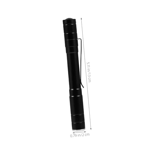 SOLUSTRE Medical Pen Light Nursing Light Doctor Pen for Diagnose Pen with Light Aluminum Alloy Black