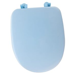 Uonlytech 2pcs Toilet Lid Portable Bidet for Round Toilet Potty Replacement Toilet Seat Cover Round Bidet Toilet Standard Toilet Seat Toilet Seats for Bathroom Toilets Potties Sky-blue Foam