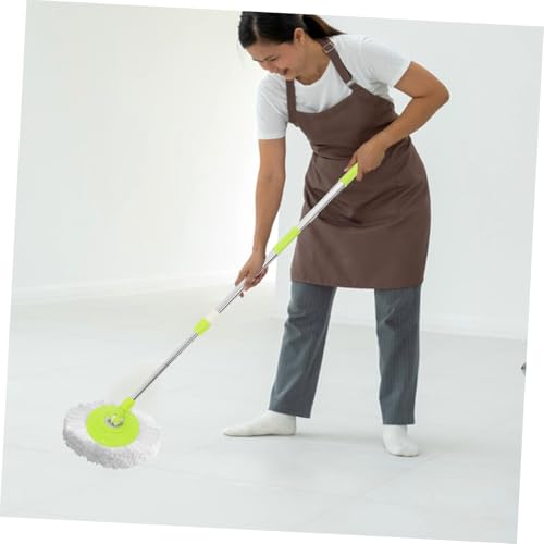 Didiseaon Rotating Mop Rod Mop Handles Mop Head for Rotary Mop Bucket Mop Head Replacement Holder Domestic Straight Mop Rods Commercial Cleaning Mop Handle Detachable Mop Pole Green Plastic