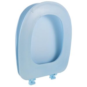 Uonlytech 2pcs Toilet Lid Portable Bidet for Round Toilet Potty Replacement Toilet Seat Cover Round Bidet Toilet Standard Toilet Seat Toilet Seats for Bathroom Toilets Potties Sky-blue Foam