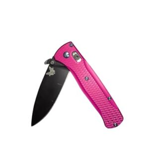 Hot Pink, Diamond, Billet Aluminum, Full Size Bugout, Scales, Gift for dad, Everyday Carry Knife Scales