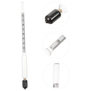 CHILDWEET Hydrometer Mud Making Supplies Petroleum Meter Liquid Measuring Device Liquid Tester for Liquid Measuring Tools Liquidometer Liquid Meter Measure Tool Distilling Supplies Glass