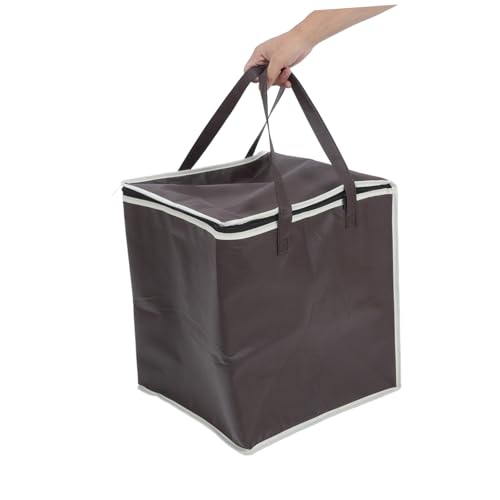 SOLUSTRE Crock Insulated Bag Insulated Tote Bag Insulated Lunch Bag Pizza Insulated Bag Pizza Carrier Bag Grocery Shopping Bags Insulated Catering Bag Grocery Bags Insulated Cloth Coffee