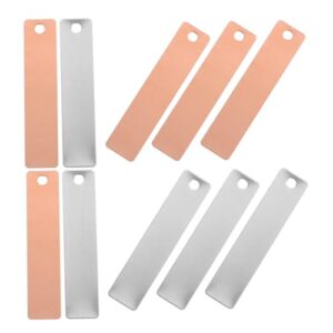 NUOBESTY 2 Sets Battery Electrode Sheet Batteries Zinc Electrode Strip Electrode Strips DIY Fruit Battery Materials Zinc Strip Battery Experiment Materials Zinc Anode Zinc Plate Copper