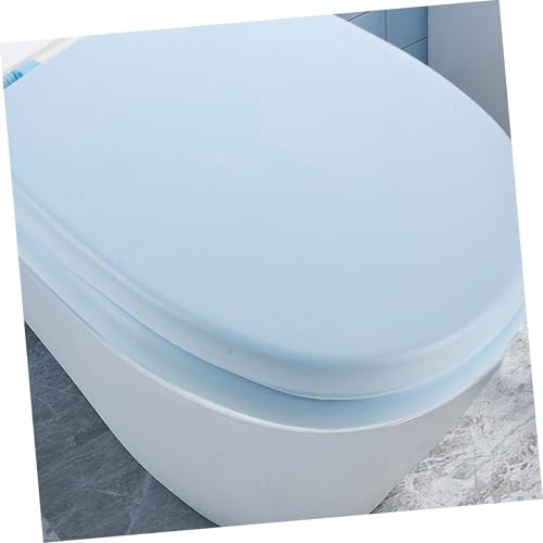 Uonlytech 2pcs Toilet Lid Portable Bidet for Round Toilet Potty Replacement Toilet Seat Cover Round Bidet Toilet Standard Toilet Seat Toilet Seats for Bathroom Toilets Potties Sky-blue Foam