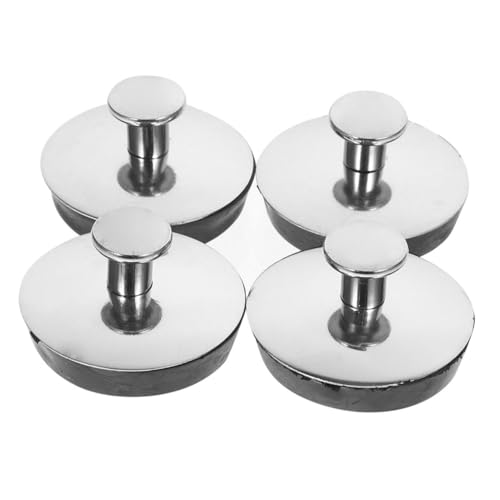 OSALADI 2sets Drain Tub Drain Stopper Tube Stops Bathtub Stopper Sink Stopper Drainer Basin Basin Drain Strainer Sink Stopper Kitchen Drain Sink Stoppers Silver 4pcs*2