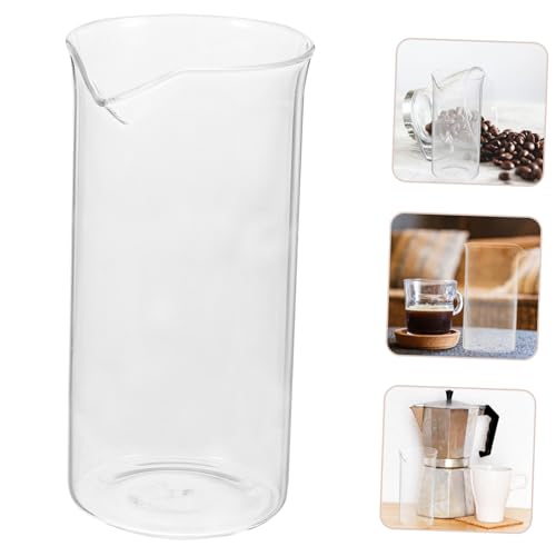 GRADENEVE Filter Cup Tea Brewing Cup Espresso Coffee Pot Beaker Coffee Extract Cup Tea Maker Beaker Press Coffee Espresso Extract Cup Coffee Press Cup Enhanced Coffee Cup Glass