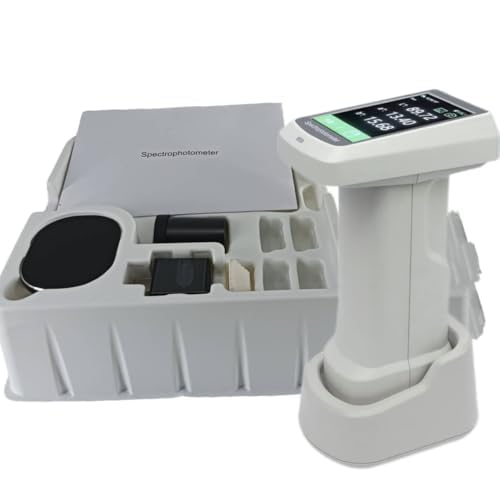 VTSYIQI Paint Spectrophotometer Grating Spectrophotometer Smart Color Measuring Instrument with Φ8mm Φ11mm Measuring Diameter Display Accuracy 0.01 D/8 SCI Structure Repeatability ΔE*ab≤ 0.04