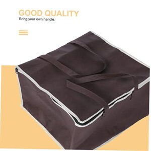 CIYODO 1pc Cake Packing Bag Pizza Lunch Bag Insulated Take-Out Insulated Bag Heated Lunchbox Food Insulation Bag Heated Takeaway Bag Thermal Reusable Lunch Bag Non-Woven Fabric Coffee