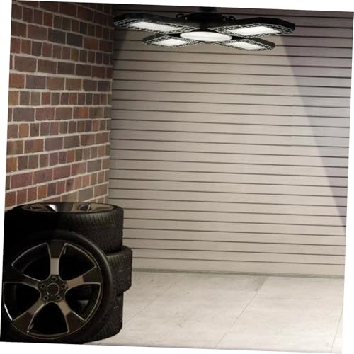 Gadpiparty 1pc Ceiling Light Aluminum Garage Warehouse Light Light for Garage Abs Ceiling Light Black